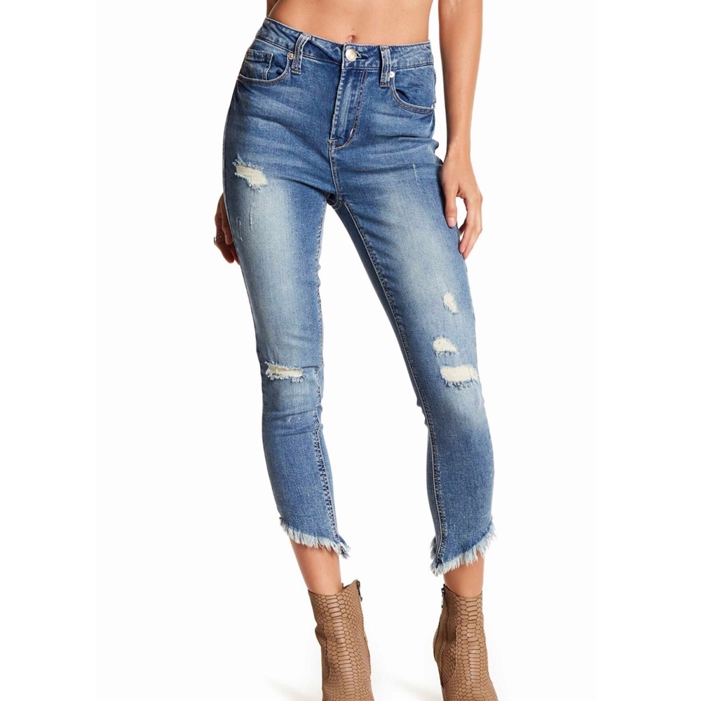 High Rise Ankle Sunny Jeans by Seven7, Size 16 - Picture 3 of 3